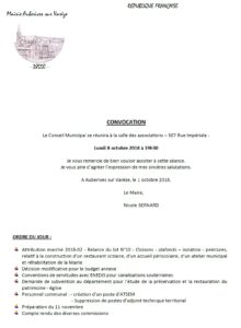 Réunion du Conseil Municipal @ Salle associative